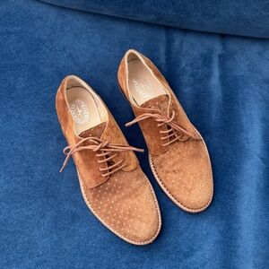 Triver Flight Moccasin‎ Women’s Suede Brown Loafers Size 37